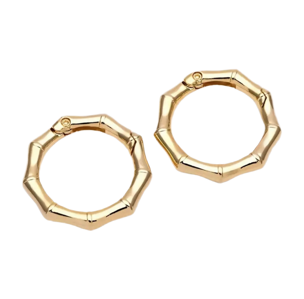 Anelli a moschettone effetto BAMBOO