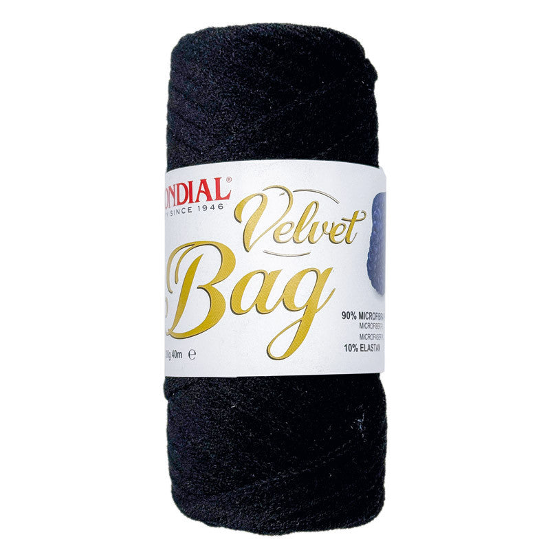 Velvet bag MONDIAL
