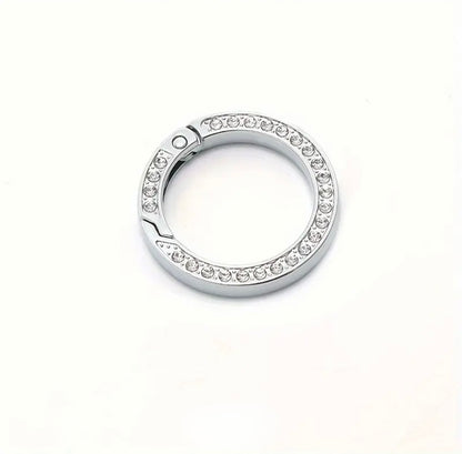 Anelli a moschettone con STRASS