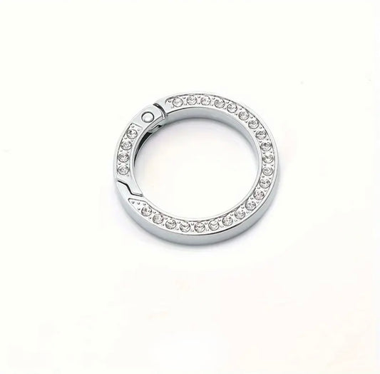 Anelli a moschettone con STRASS