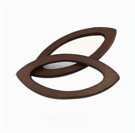 Manici per borse ovali in legno