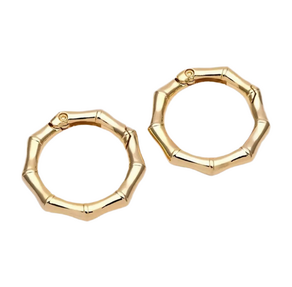 Anelli a moschettone effetto BAMBOO