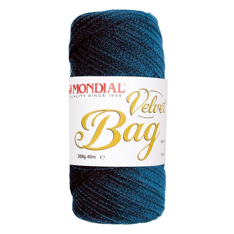 Velvet bag MONDIAL
