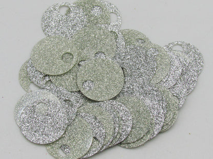 Paillettes GLITTER per borse 20mm foro 5mm