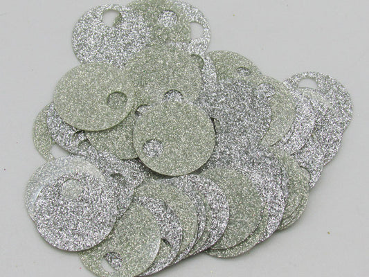 Paillettes GLITTER per borse 20mm foro 5mm