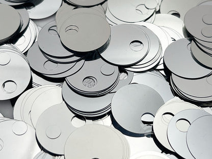 Paillettes per borse 20 mm con foro 5mm