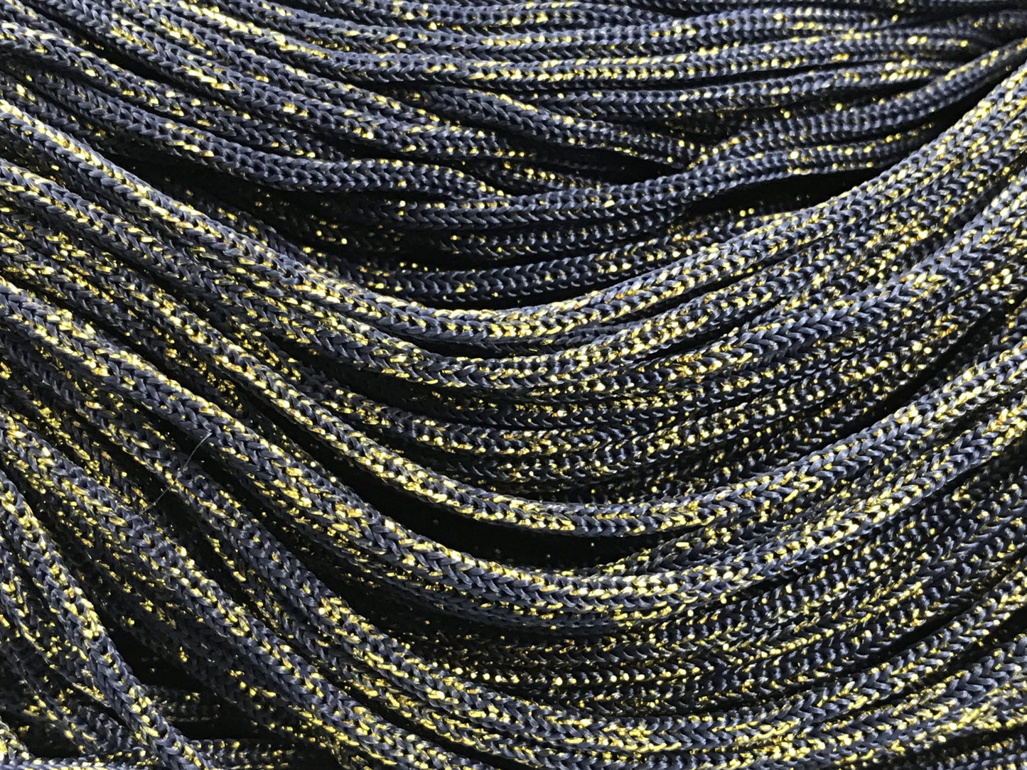 Cordino Swan Black GLITTER