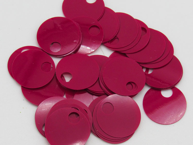 Paillettes per borse 20 mm con foro 5mm