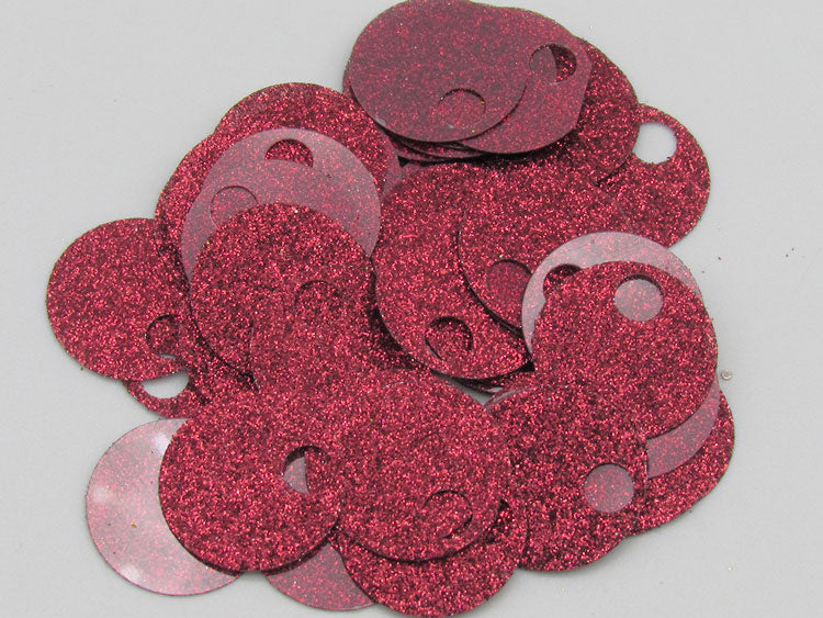 Paillettes GLITTER per borse 20mm foro 5mm