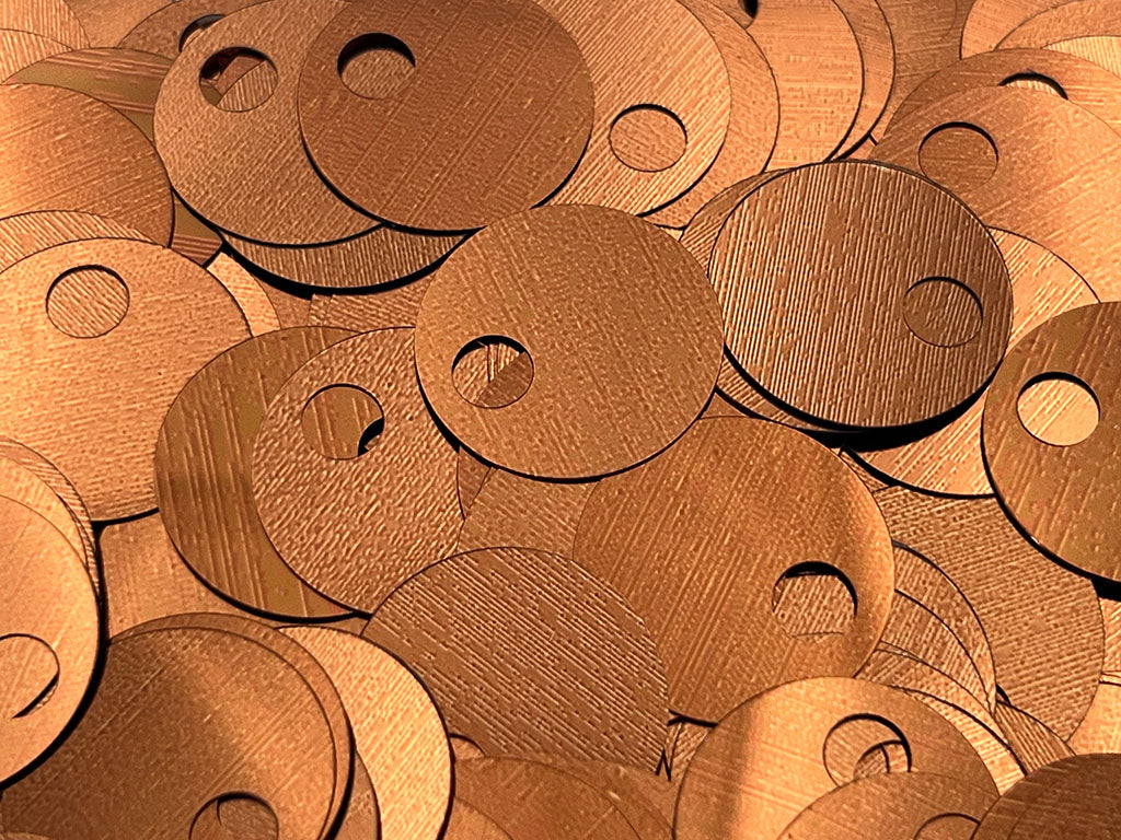 Paillettes per borse 20 mm con foro 5mm