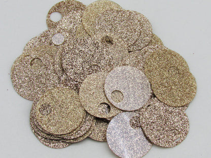 Paillettes GLITTER per borse 20mm foro 5mm