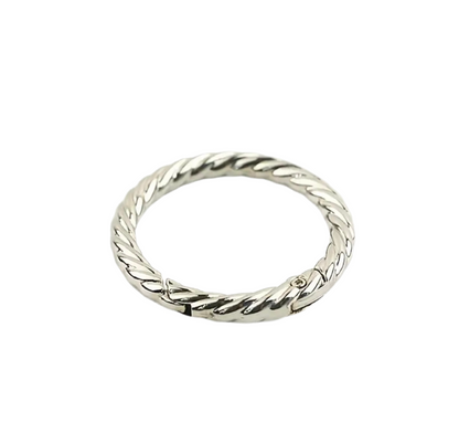 Anelli a moschettone INTRECCIATO