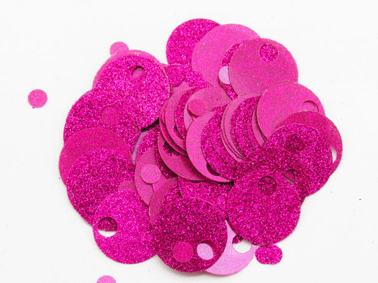 Paillettes GLITTER per borse 20mm foro 5mm