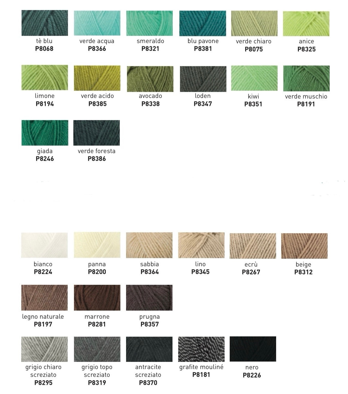 Lana 100% acrilico PERFETTO