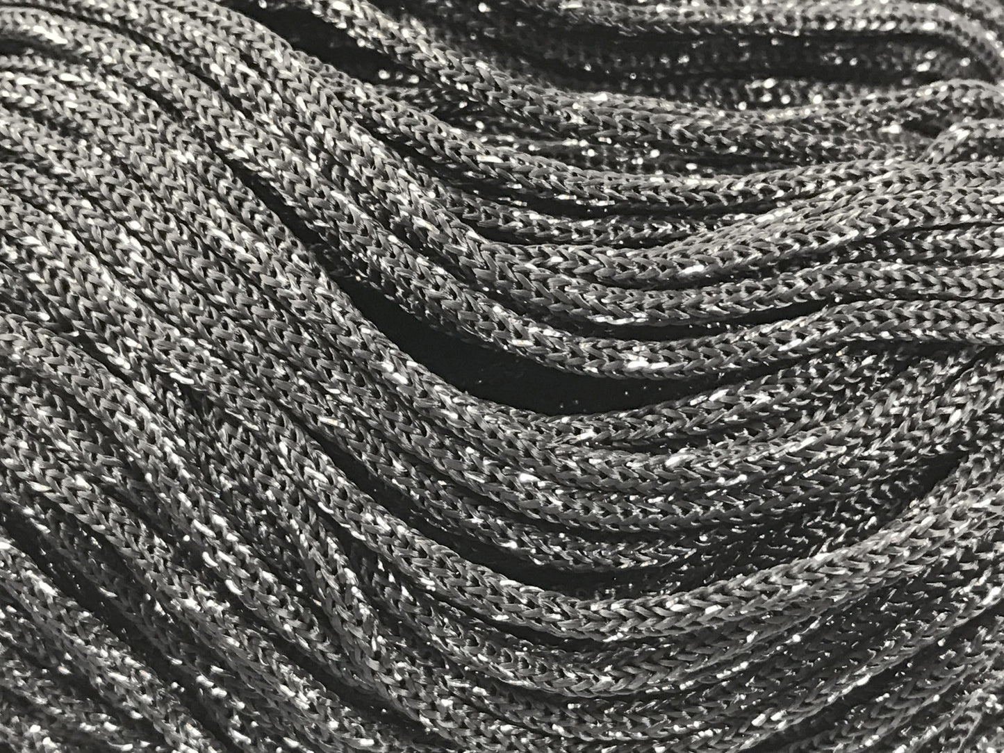 Cordino Swan Black GLITTER