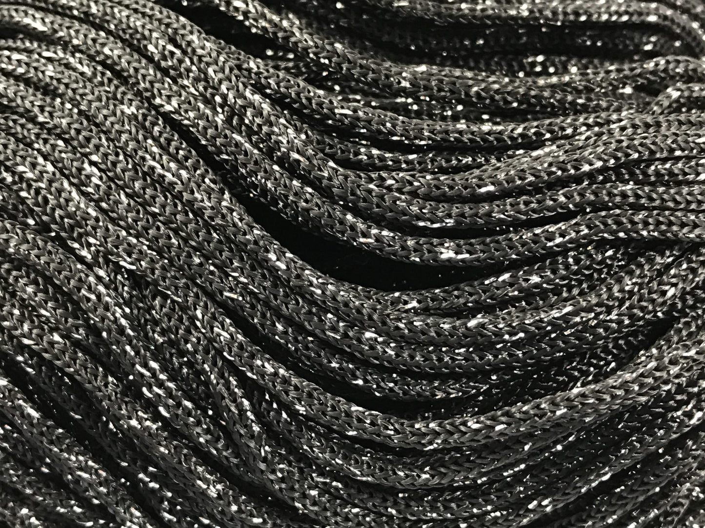 Cordino Swan Black GLITTER