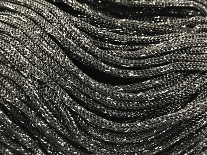 Cordino Swan Black GLITTER