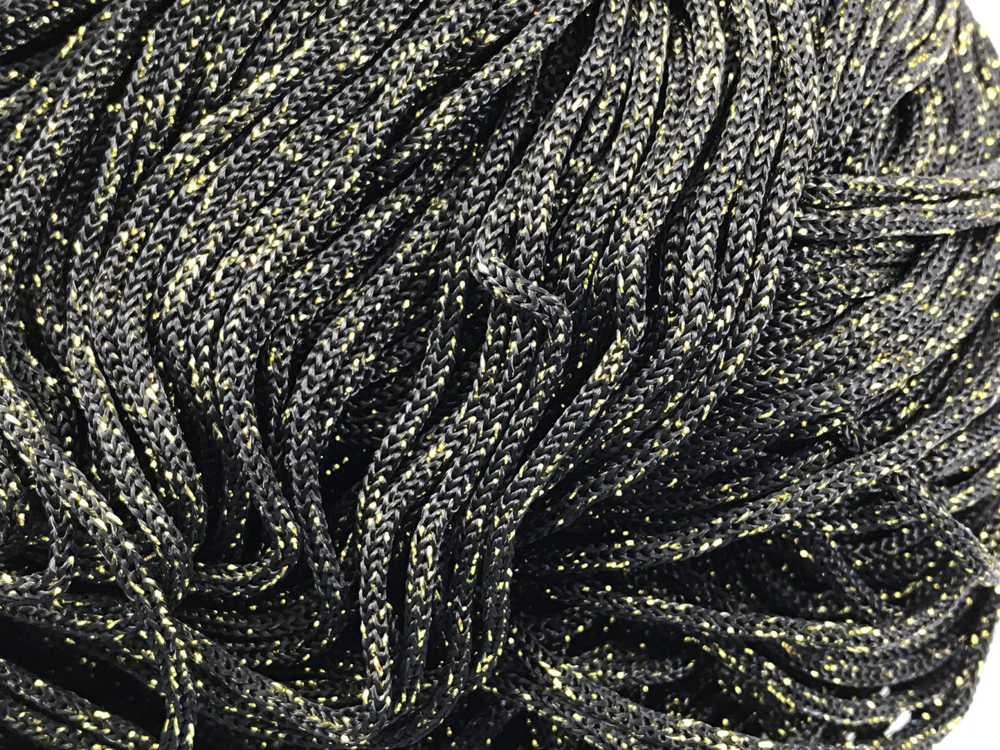 Cordino Swan Black GLITTER