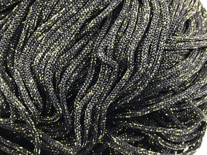 Cordino Swan Black GLITTER