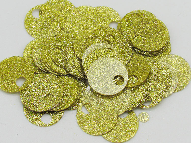 Paillettes GLITTER per borse 20mm foro 5mm
