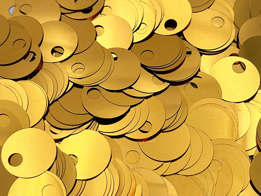 Paillettes per borse 20 mm con foro 5mm