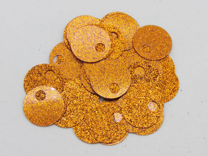 Paillettes GLITTER per borse 20mm foro 5mm
