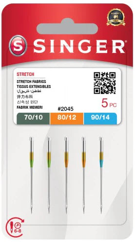 Aghi macchina stretch/jersey SINGER #2045