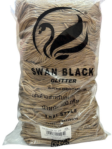 Cordino Swan Black GLITTER