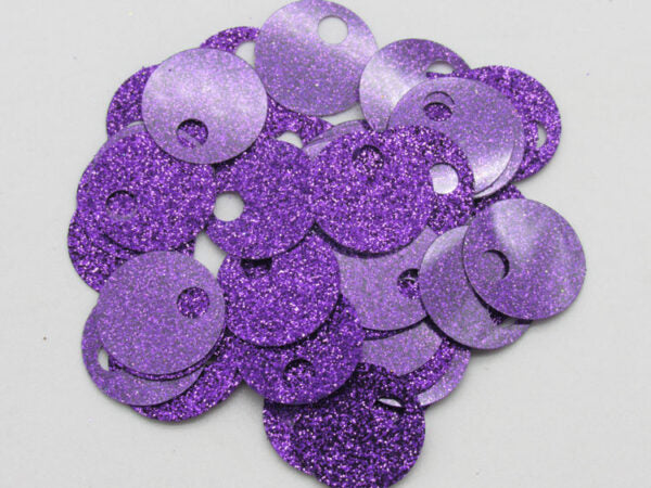 Paillettes GLITTER per borse 20mm foro 5mm